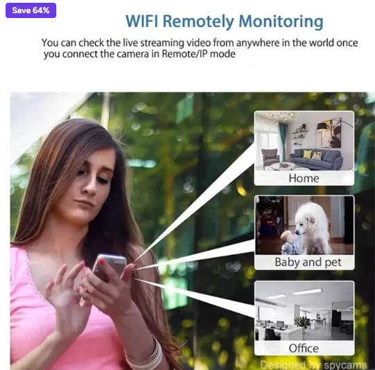 Last Day 50% OFF🔥 Mini Camera CCTV 4K Mini WiFi IP Camera Hidden Built-in BATTERY